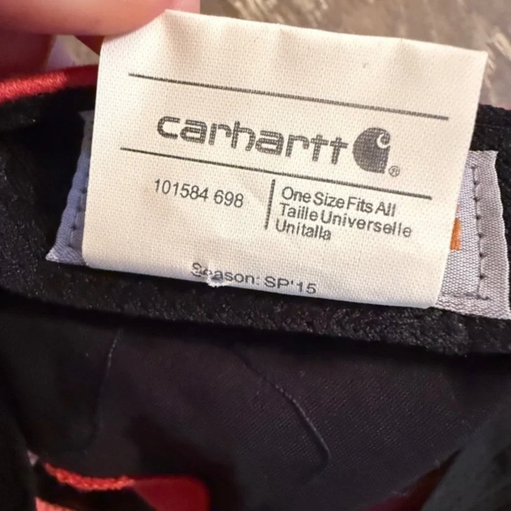 Y2K Carhartt Cadet Hat Cap Coral Pink Paris Hilton Bratz Grunge Military Style‎